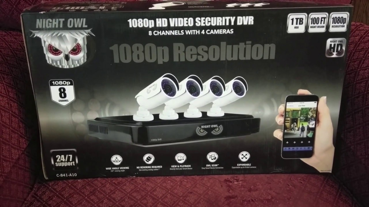 Night Owl Security System Set-up & 1080p vs 720p Comparison