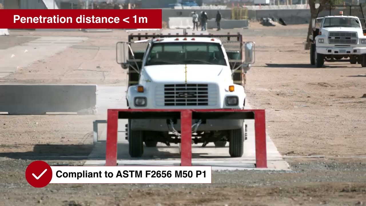HCIS Compliant A-1 ALCAZAR ROAD BLOCKER - ASTM F2656 M50 P1