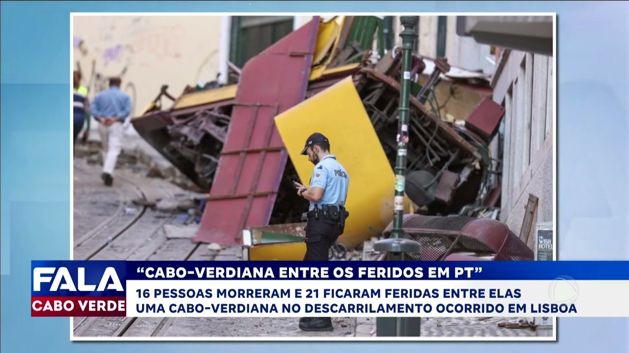 Cabo-verdiana entre os feridos no elevador da Glória em Portugal | Fala Cabo Verde