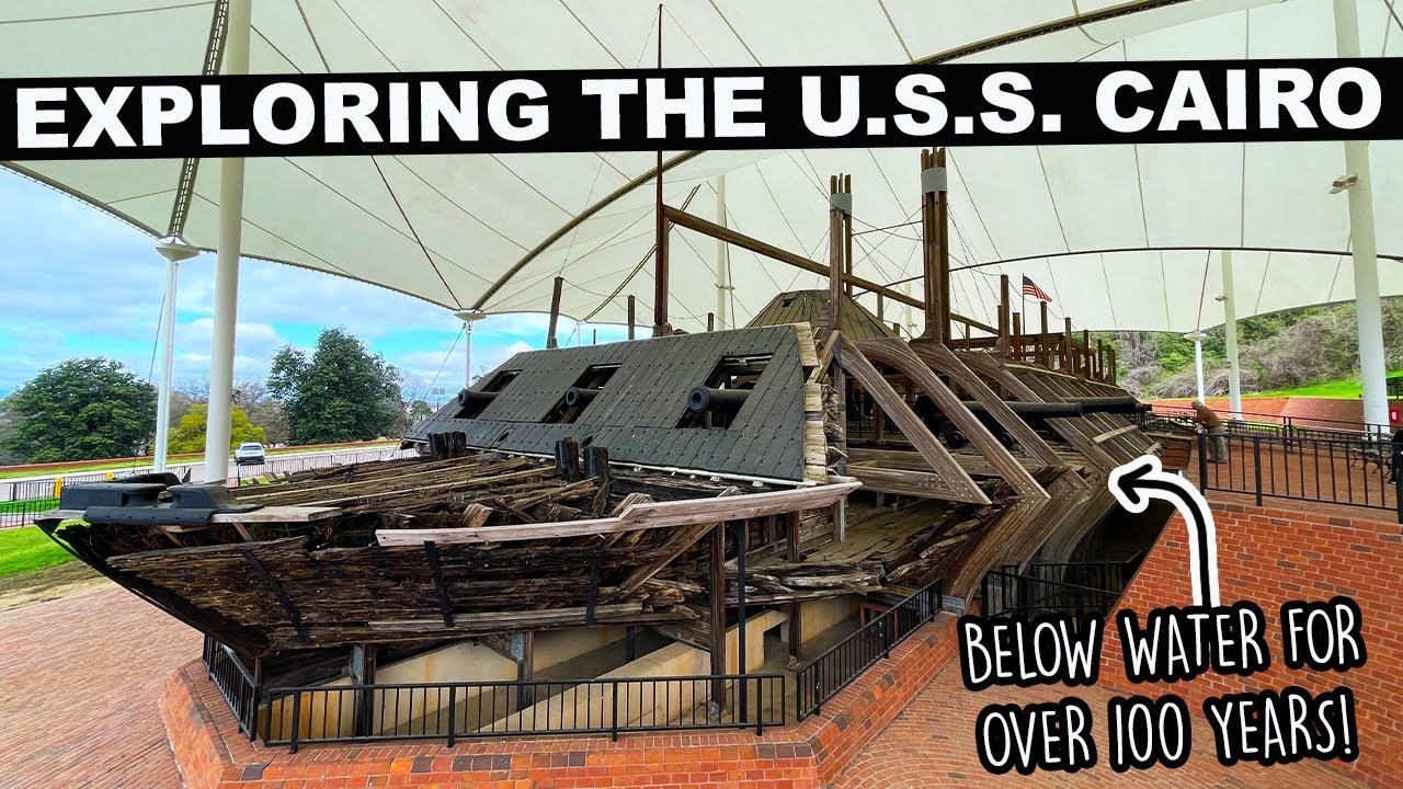Exploring The USS Cairo | Sunken Ship Resurrected After Being Below Water For Over 100 Years