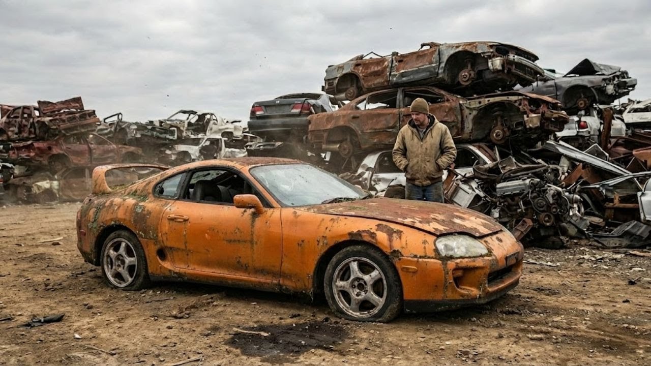 ASMR CAR RESTORATION...Bought Toyota Supra MK4 for ONLY $300! Grandma Sold Me His Abandoned Supercar
