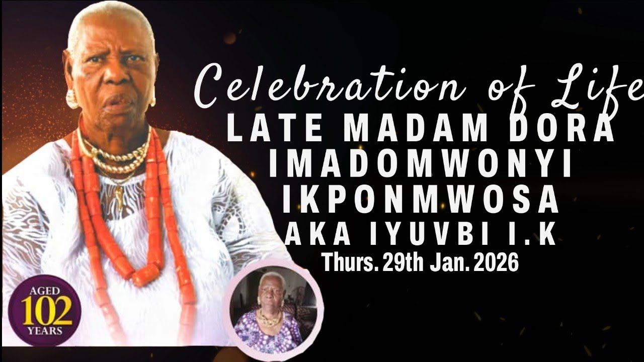 CELEBRATION OF LIFE 102 YEARS OF LATE MADAM DORA. (PMP) PEREZO MEDIA PRODUCTION 