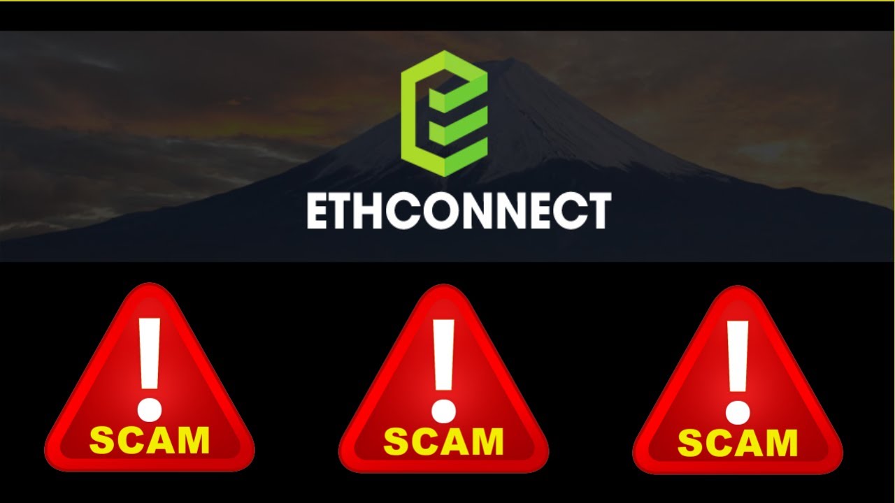 Ethconnect is a Ponzi