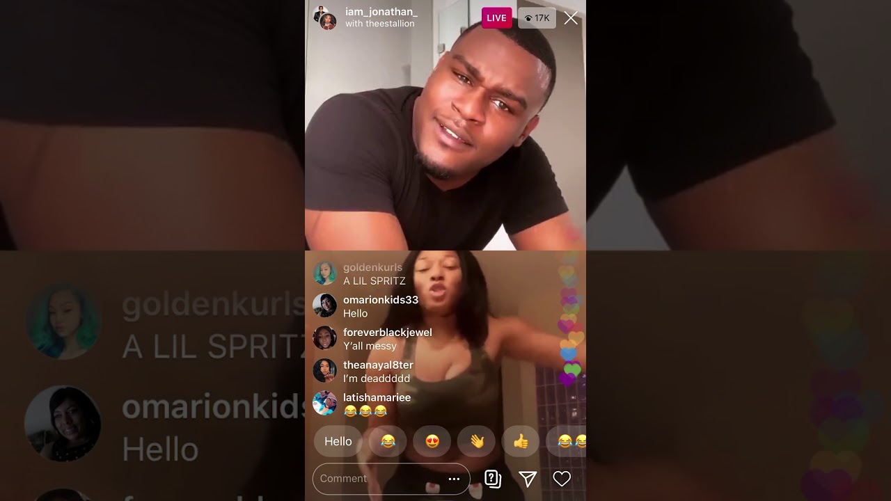 Megan Thee Stallion and her freennn Jonathan back talking after an altercation they had!!!