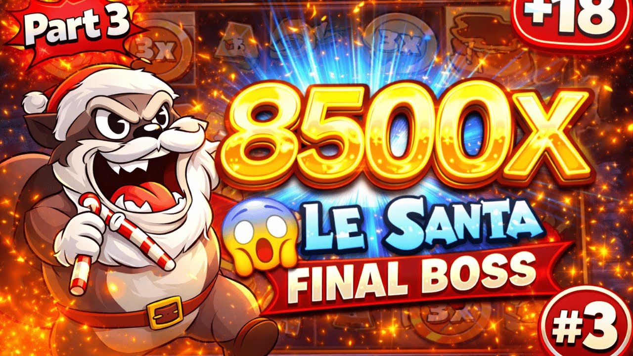 Co tu się właśnie wydarzyło?! 😳🎰 Le Santa OSZALAŁ 😱 PART 3