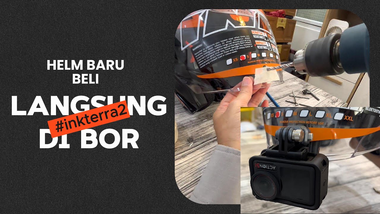 Motovlog SETUP (helm halfface) SIMPLE NGGAK RIBET | DJI OSMO ACTION 5 PRO