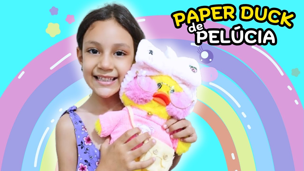 PAPER DUCK DE PELÚCIA Lalafanfan  *É MUITO LINDA*  l  Lelê