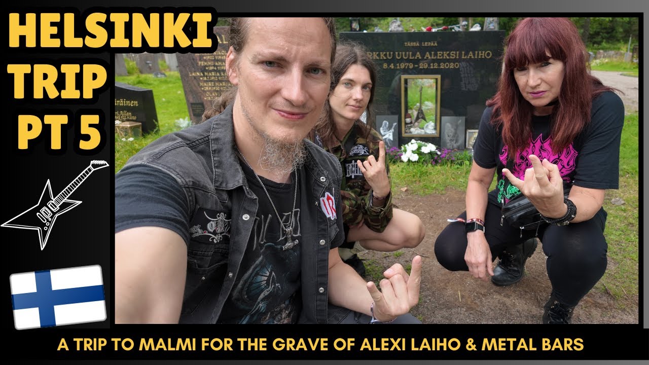 HELSINKI TRIP PT5: Alexi Laiho's Grave, Nature, & Metal Bars
