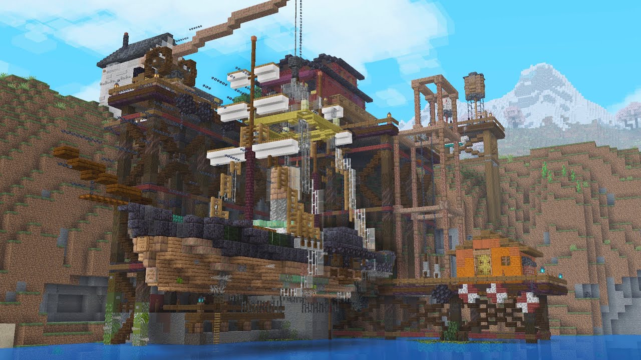 i built a town that lives on the docks