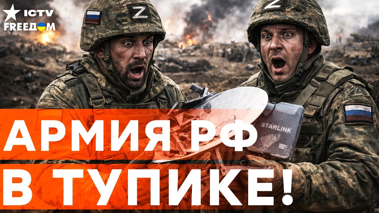 Блокировка STARLINK: У РОССИЯН КАТАСТРОФА! ВСЕ УПРАВЛЕНИЕ войсками ЛЯГЛО! НАЧАЛАСЬ ПАНИКА!