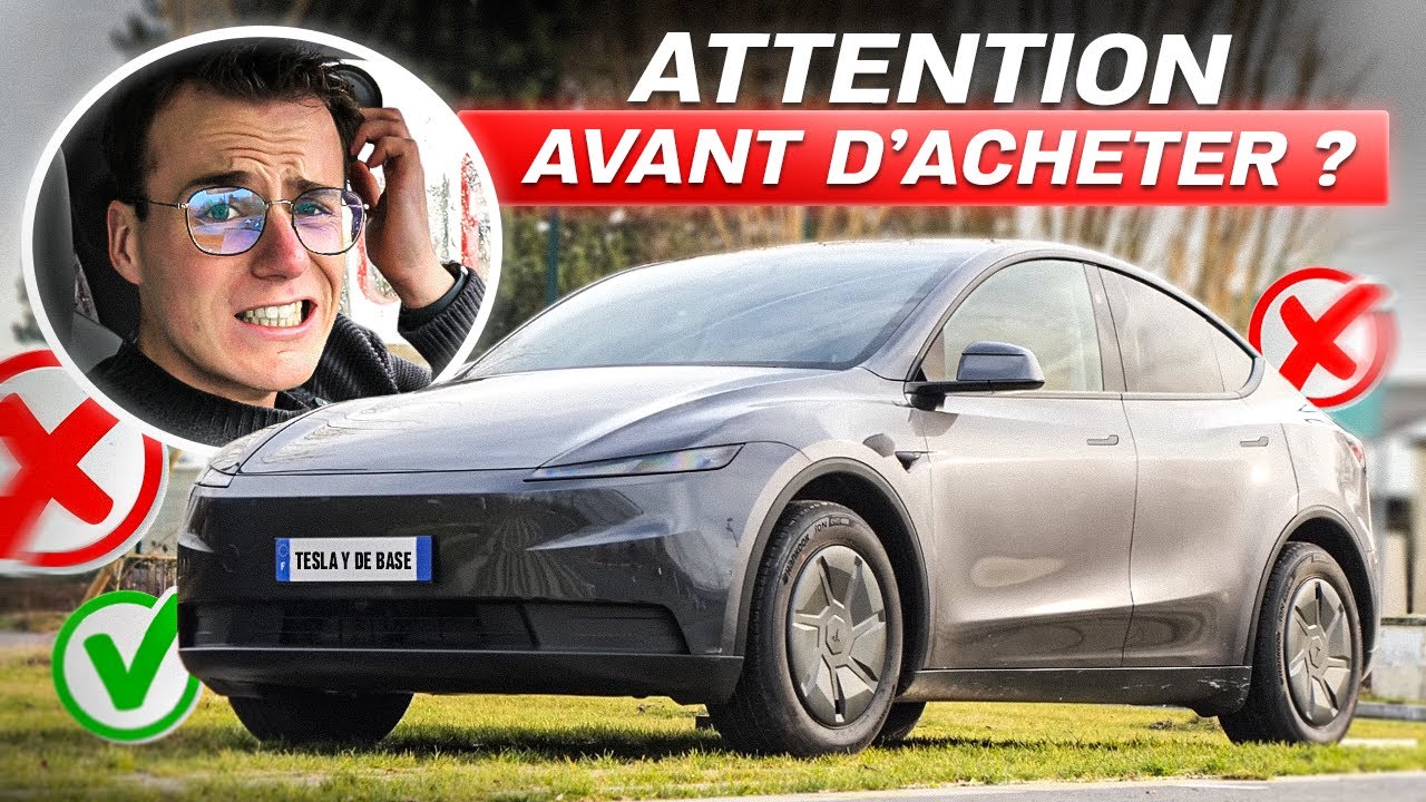 Faut-il &eacute;viter cette version ? 🤔 (Tesla Model Y standard le moins cher)