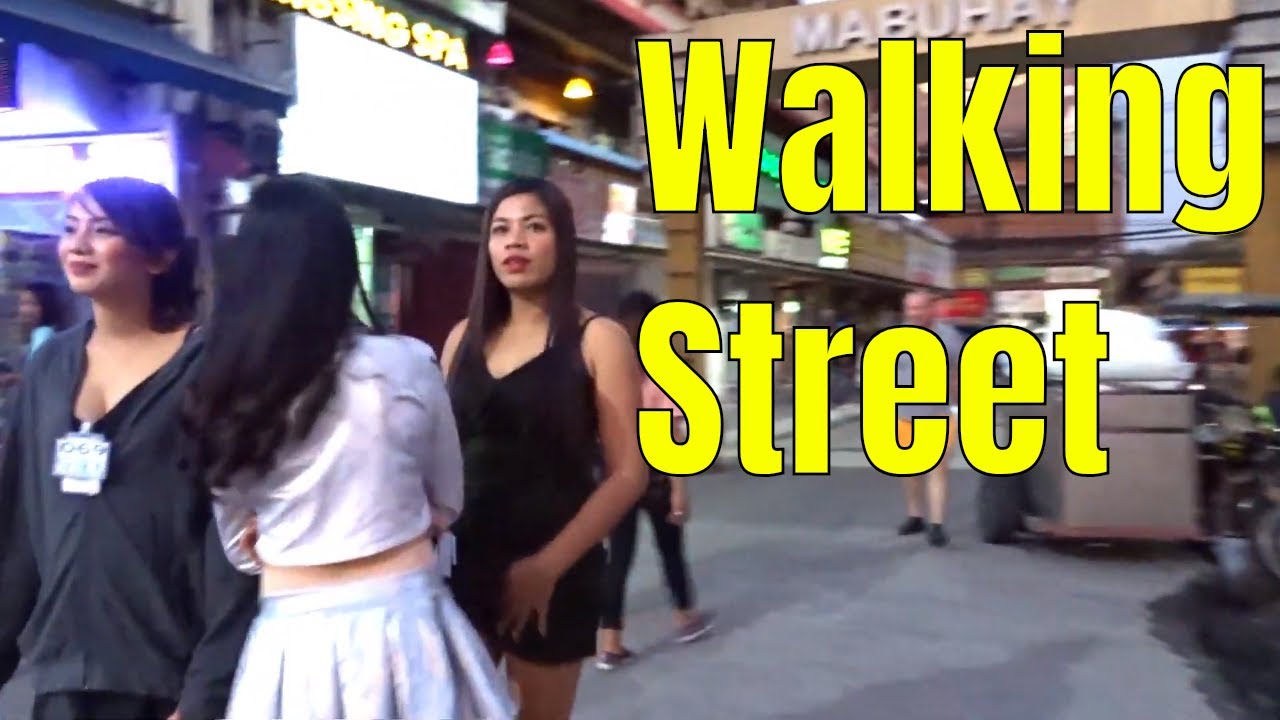 WALKING STREET ANGELES CITY Early evening walk