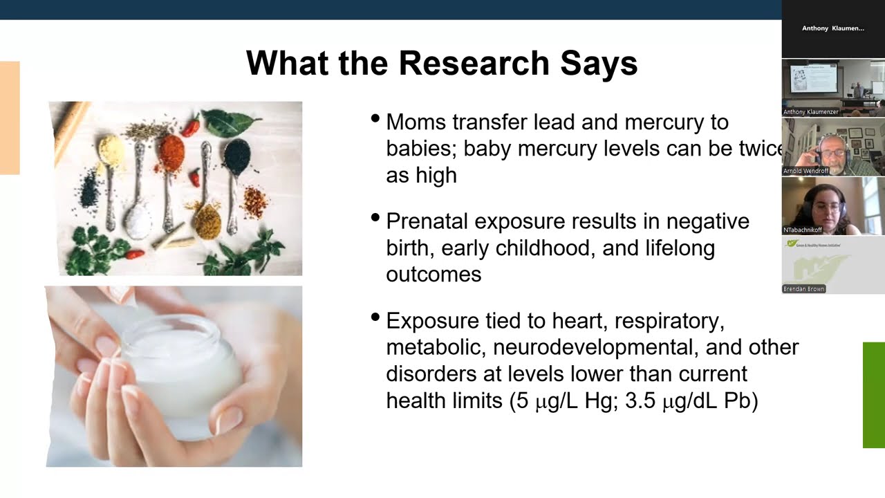 PRCCEH May Seminar: Prenatal Lead and Mercury Monitoring in New Jersey