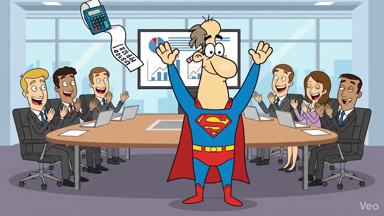 Professor Bean Counter Business Toons