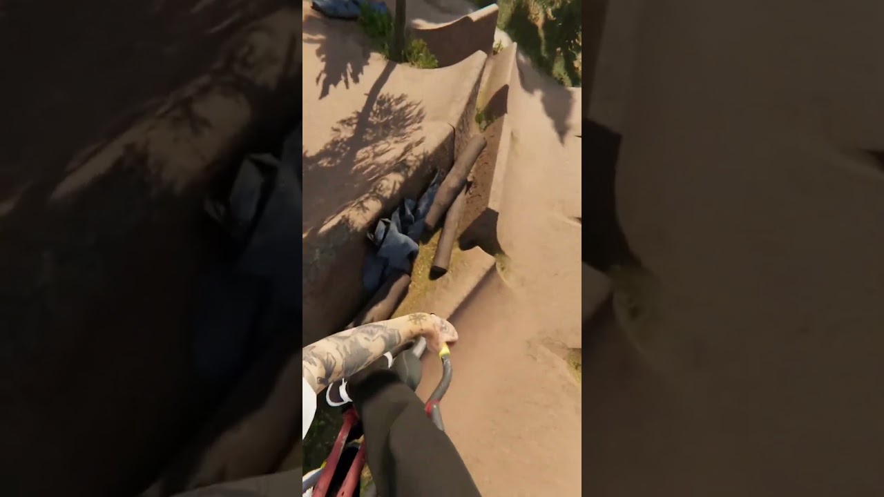 BMX Streets First-person Trail ligne 