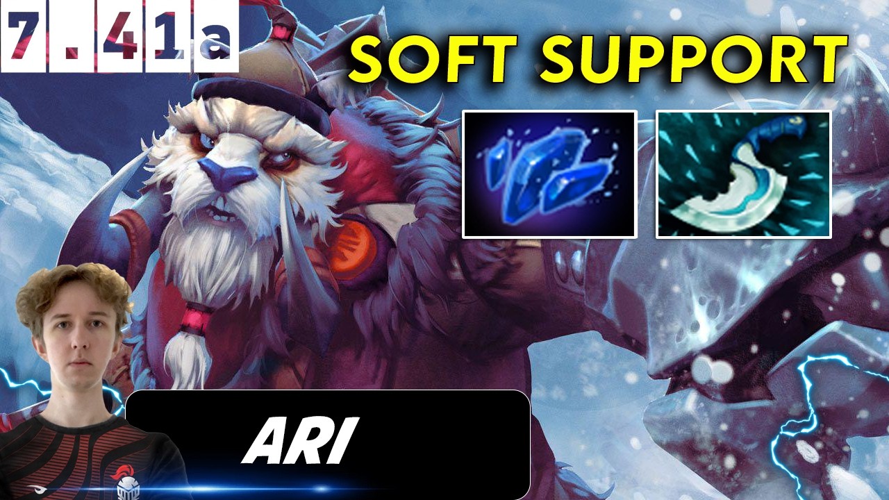 Ari Tusk Soft Support - Dota 2 Patch 7.41a Pro Player Full Gameplay