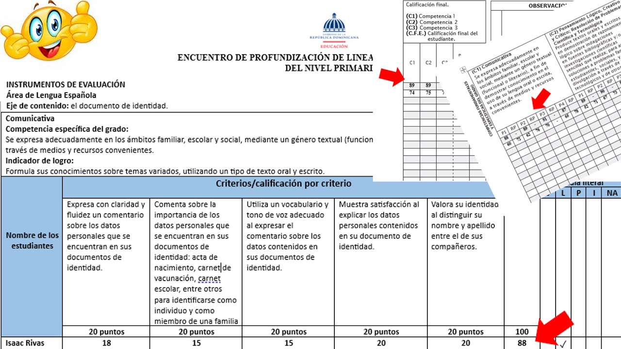 Pasos Para Colocar los Porcentaje De los  4 Periodos MINERD.