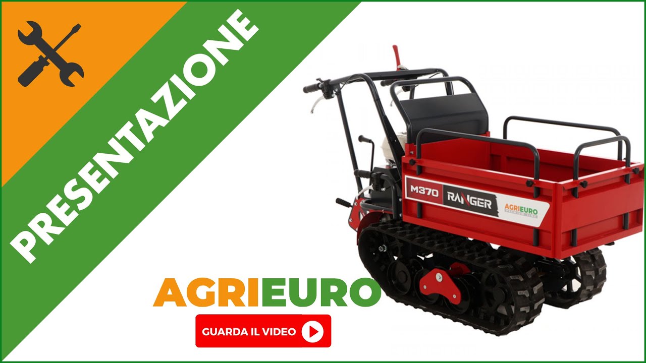 Motocarriola cingolata estensibile RANGER M370 - Motore Honda GX160: presentazione
