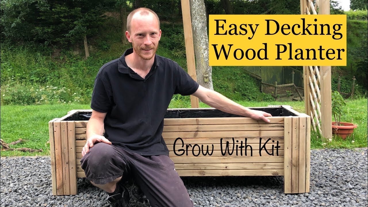 Building a Rustic Planter from Reclaimed Decking Wood