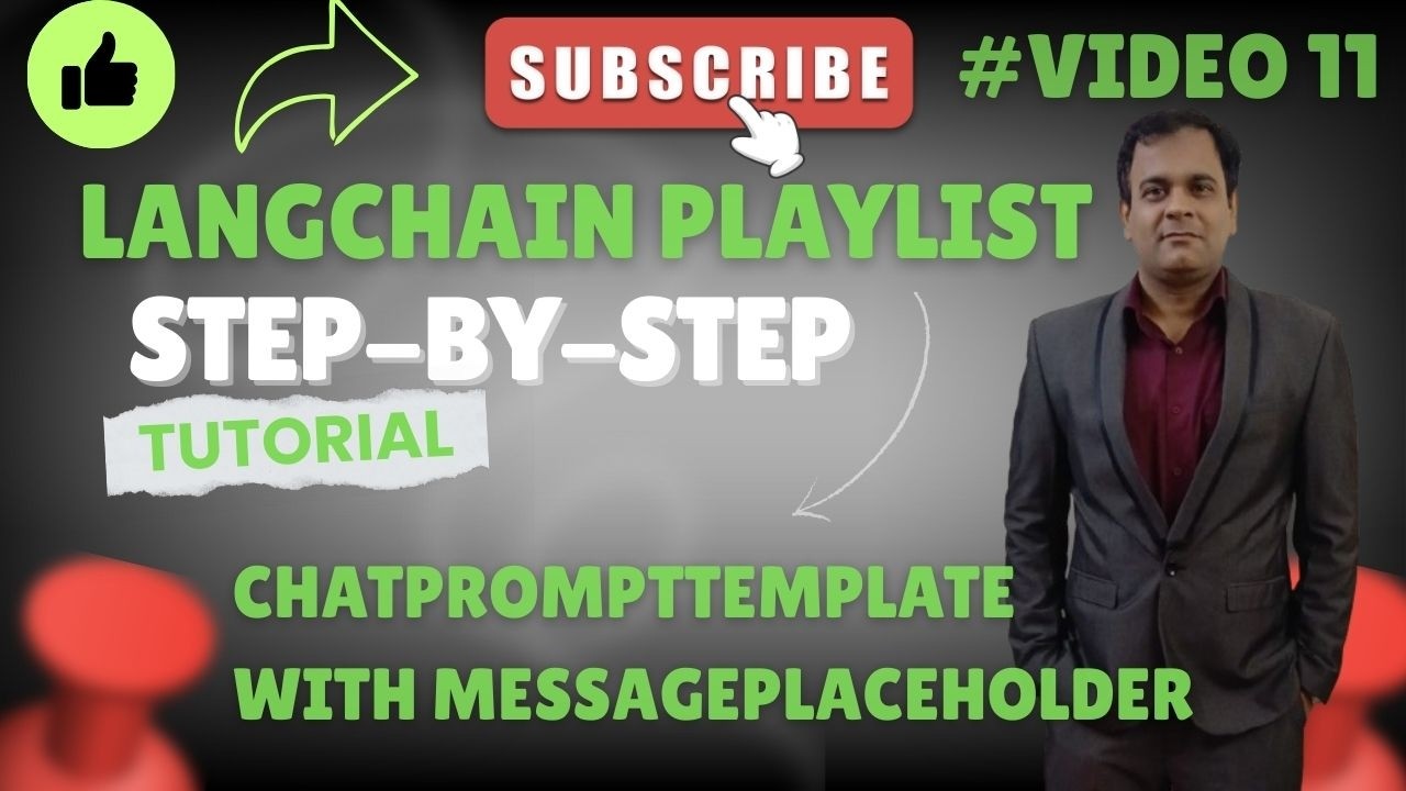 LangChain ChatPromptTemplate: Mastering Conversation Structure & MessagePlaceholder | Video #11