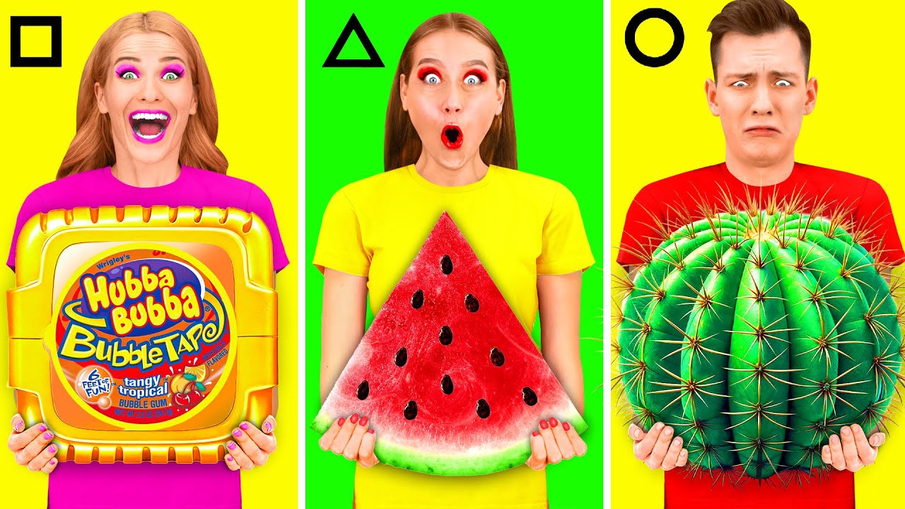 Jedzenie w Geometrycznych Kształtach | Kuchenne Triki i Przepisy od 4Teen Challenge