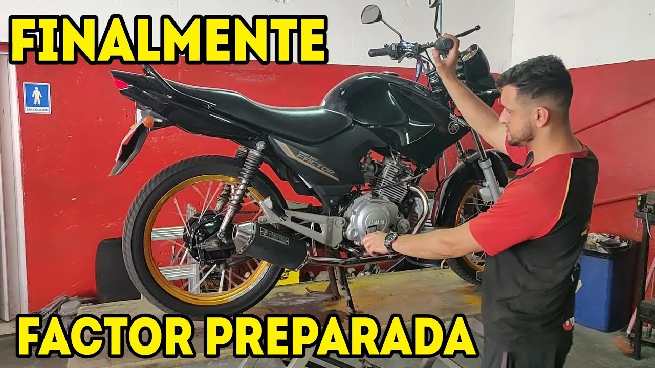 Finalmente uma yamaha preparada! Factor 125 para 140cc