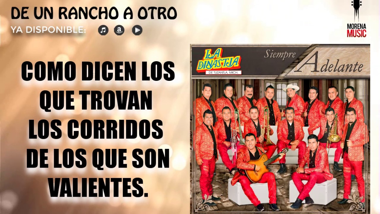 La Dinast&iacute;a De Tuzantla - De Un Rancho A Otro (Video Letra Oficial)