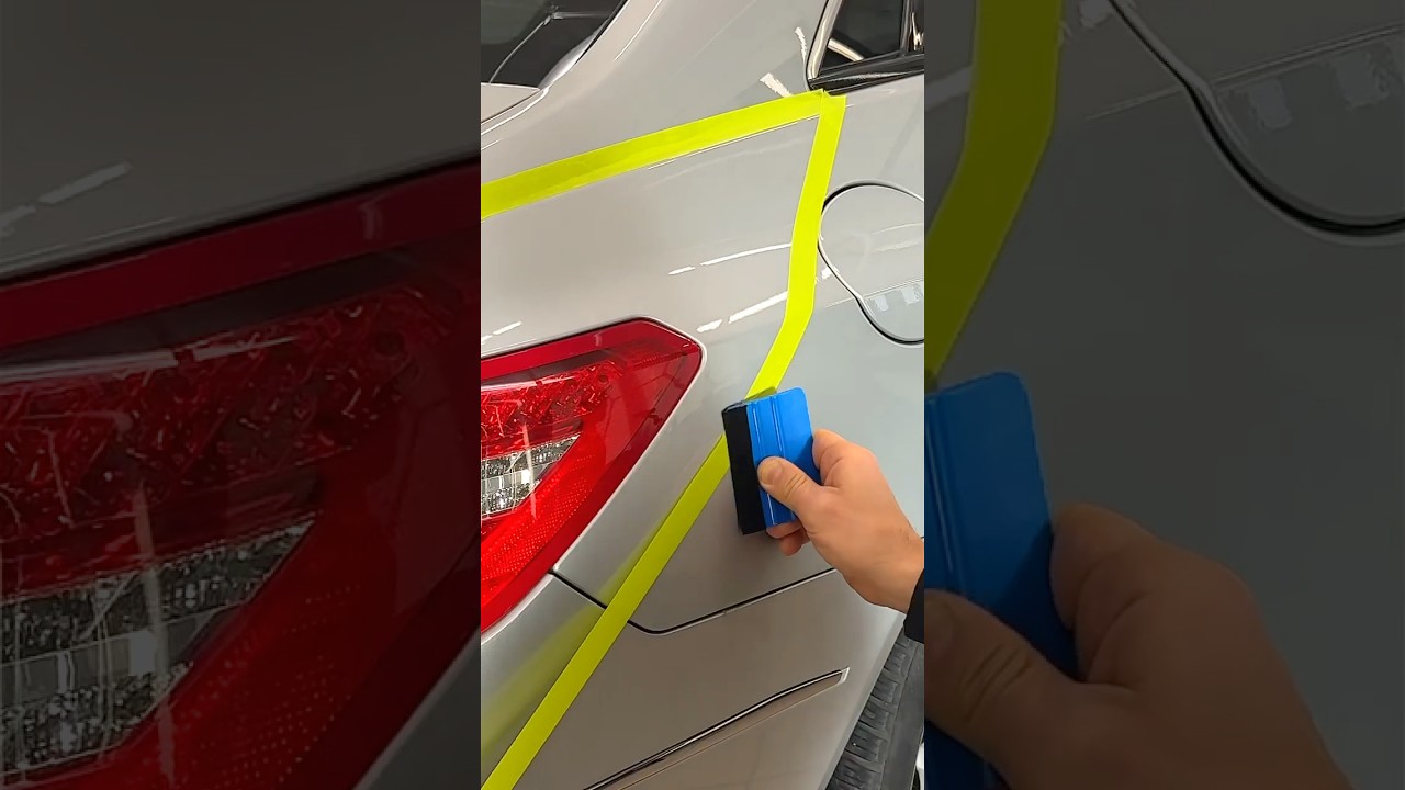 Mercedes E Coupé: Make the Tail Light Look Bigger with Red Vinyl 🚗✨