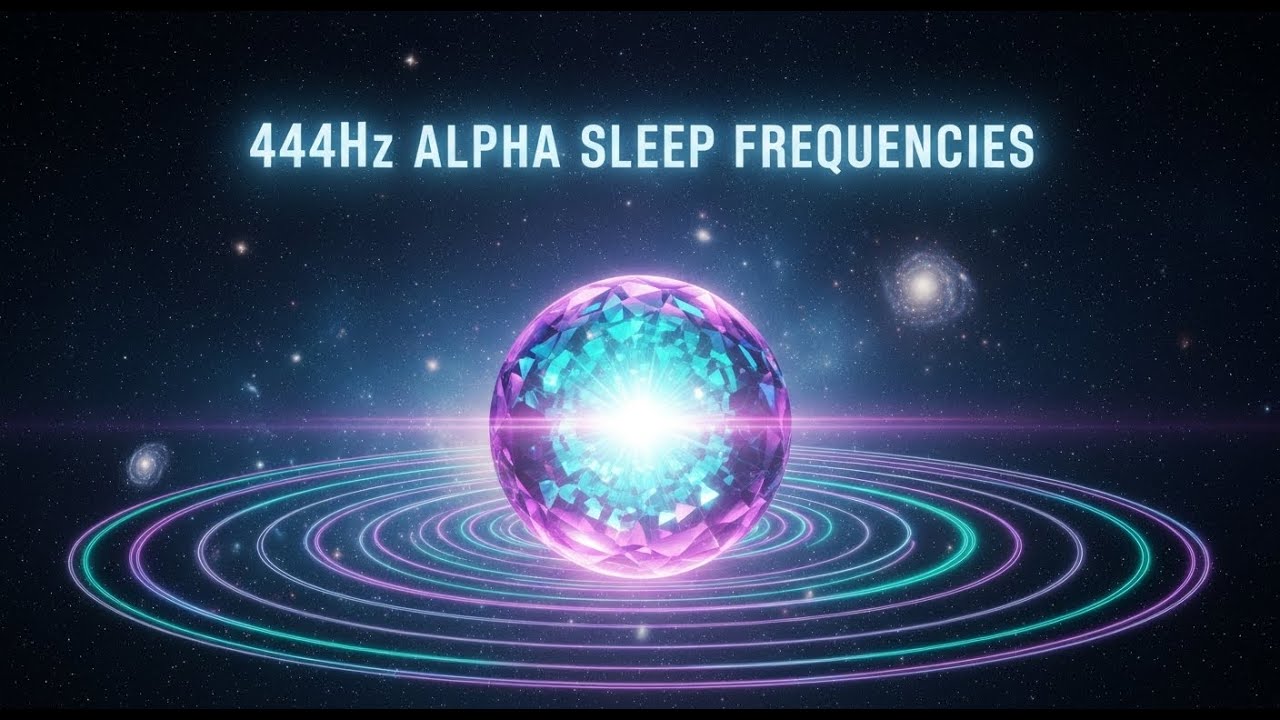 444Hz + 528Hz + 963Hz Healing Frequencies | Alpha Sleep, DNA Repair & Deep Relaxation