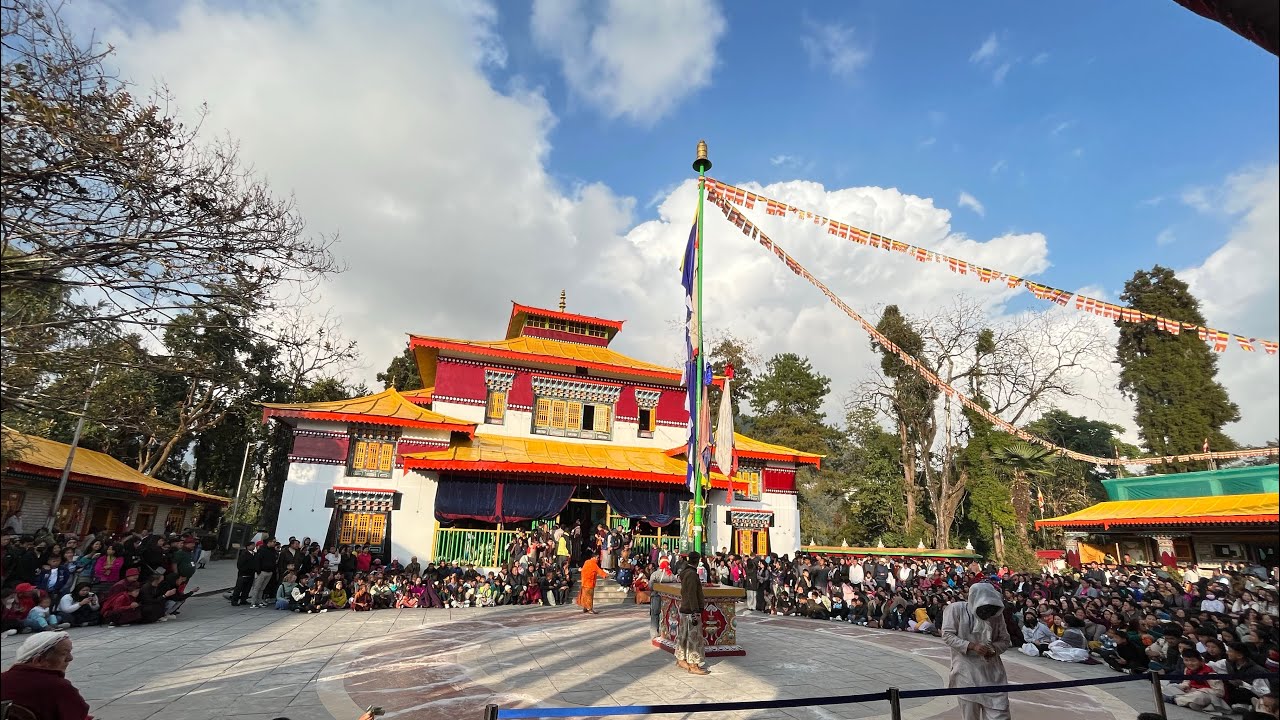 1st day of Kagyed Dance // Enchey Monastery Gangtok 2023 //