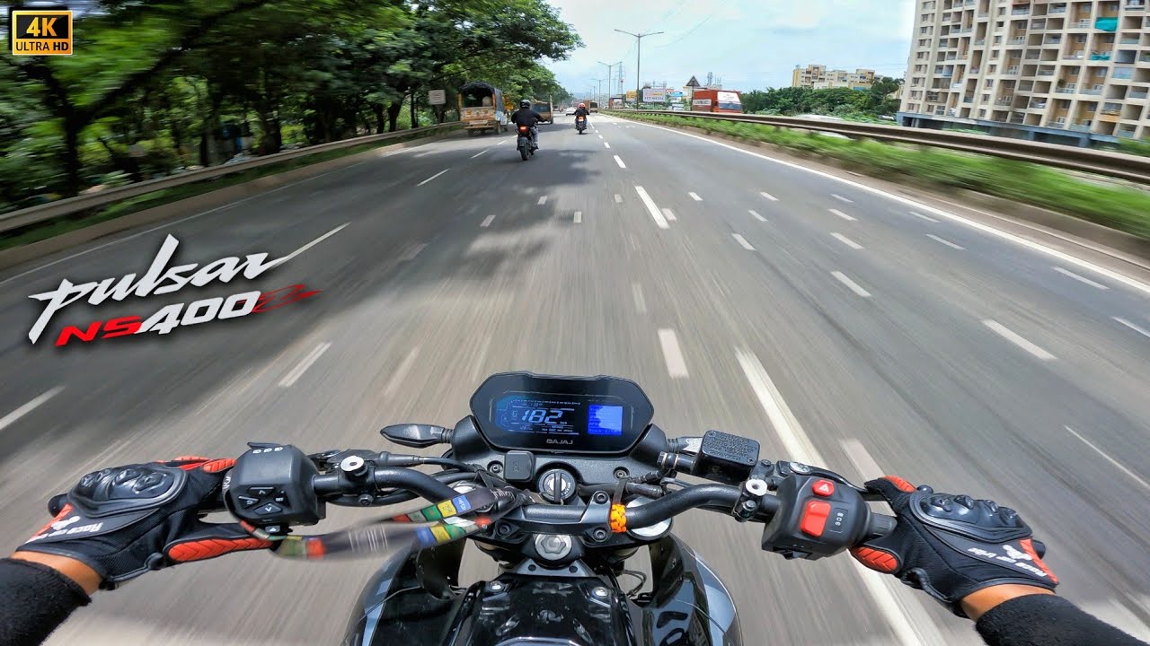 Pulsar NS400z  Hyper Ride ⚡ Full Throttle on highway || Ns400z Full Power Test 🔥 #ns400 #motovlog