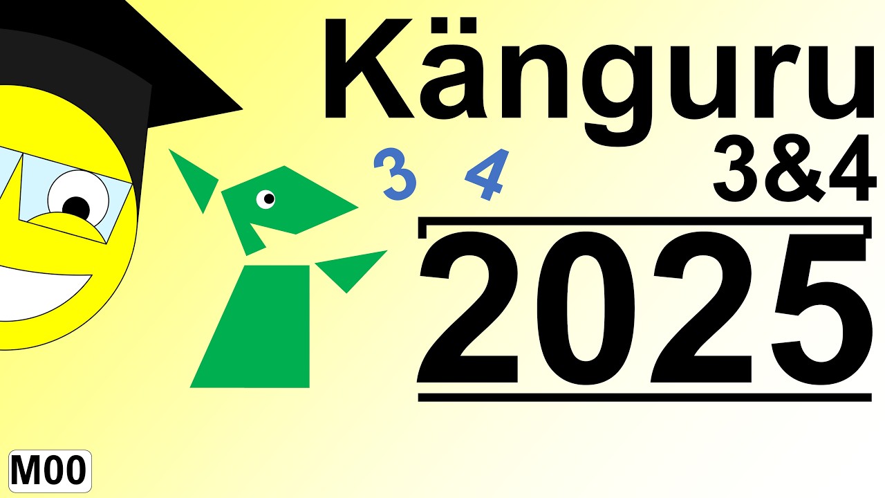 🎓 Känguru der Mathematik 2025 - Klasse 3 und 4