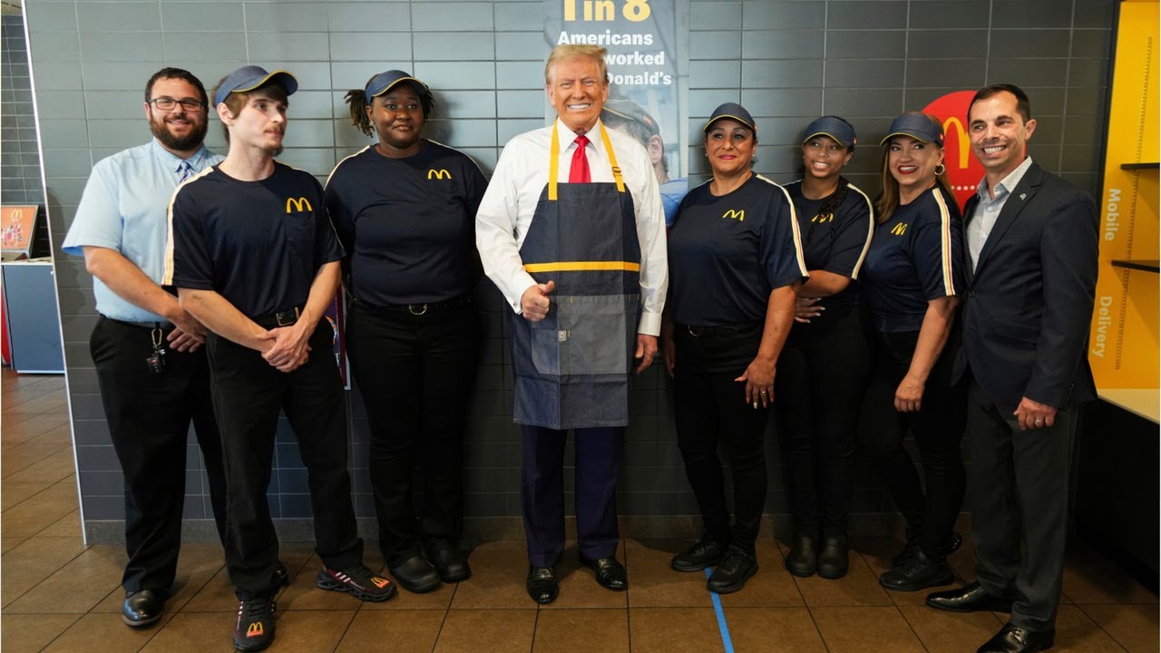 Alexandria Ocasio-Cortez has meltdown over Donald Trump’s McDonald's shift