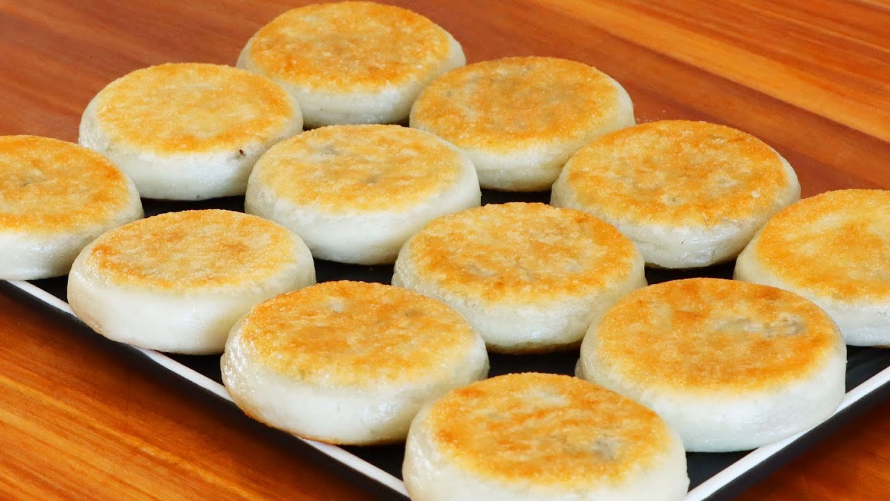 糯米饼好吃有方法，软糯香甜好操作，学会再也不用去买了【海娟美食】