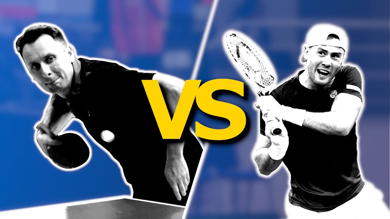 Real Tennis Player VS Ping Pong Player