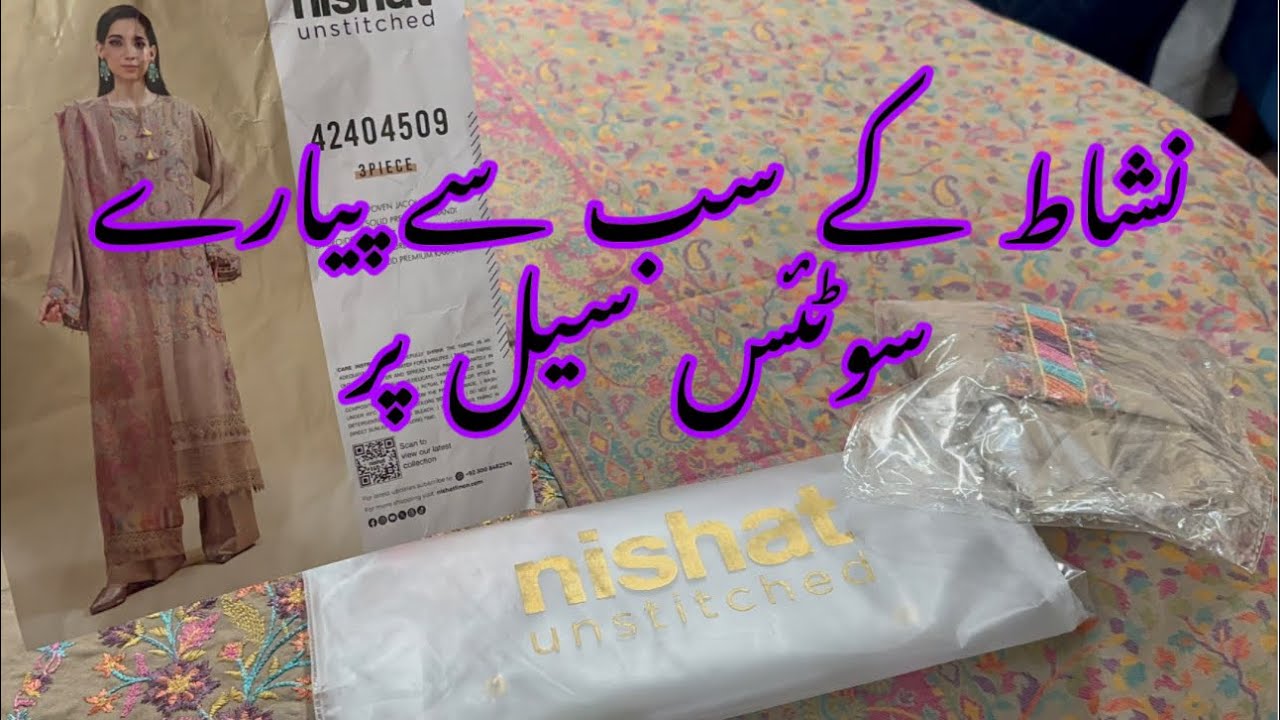 Nishat flat 40% off sale shopping haul 2025