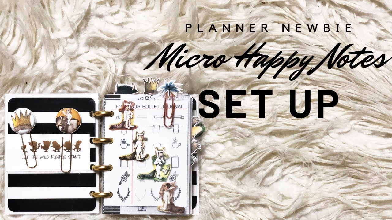 HAPPY PLANNER | Micro Happy Notes Setup | Planner Newbie