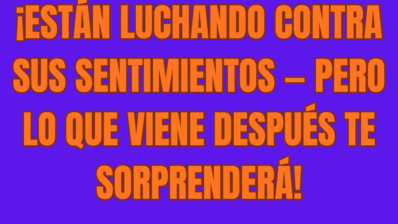 ¡Están LUCHANDO contra sus sentimientos — pero lo que viene después te SORPRENDERÁ!