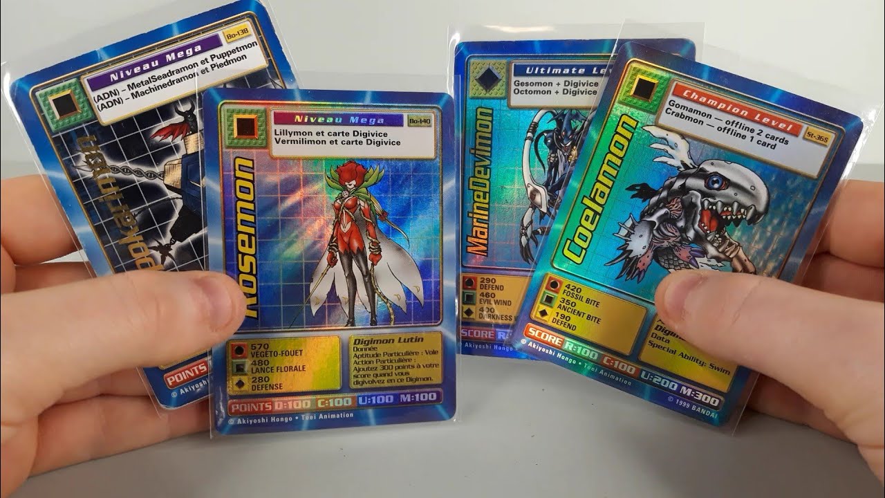 HOLO FRENCH DIGIMON CARDS, Shreddies Promos & 1st Edition Digimon Cards!