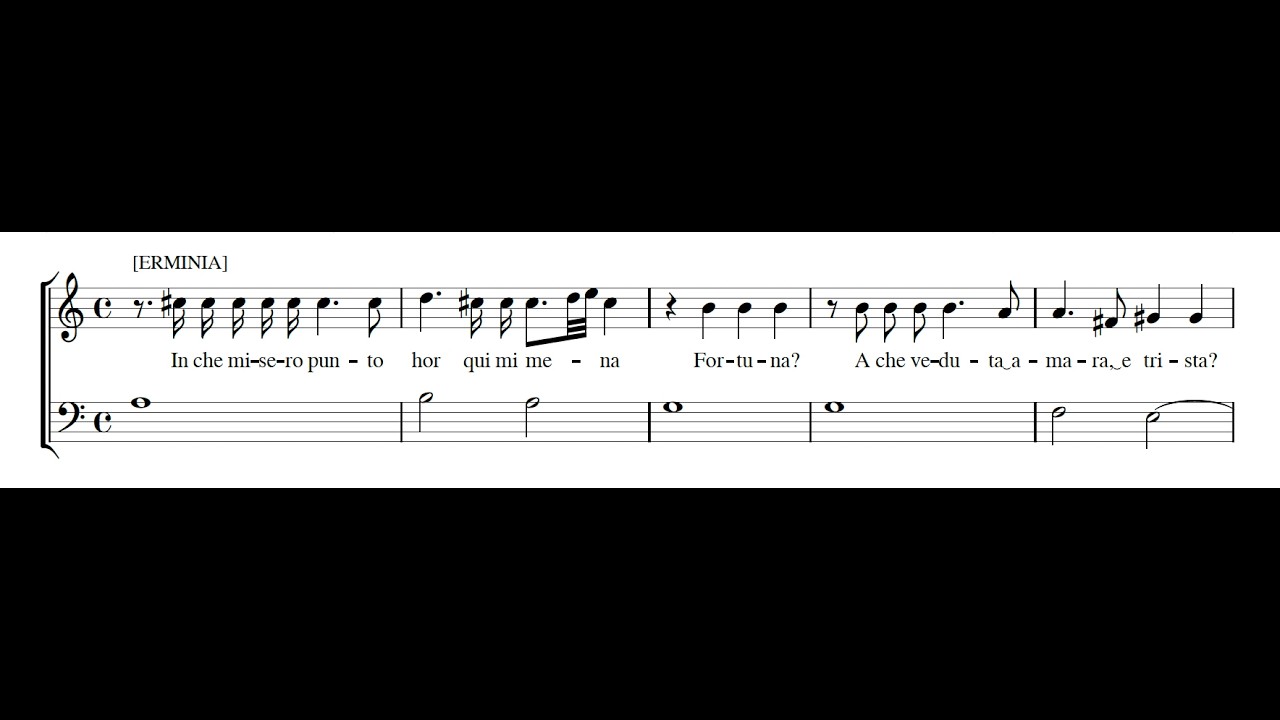 OTTAVIO CATALANI: In che misero punto (Lamento di Erminia) PDF SCORE