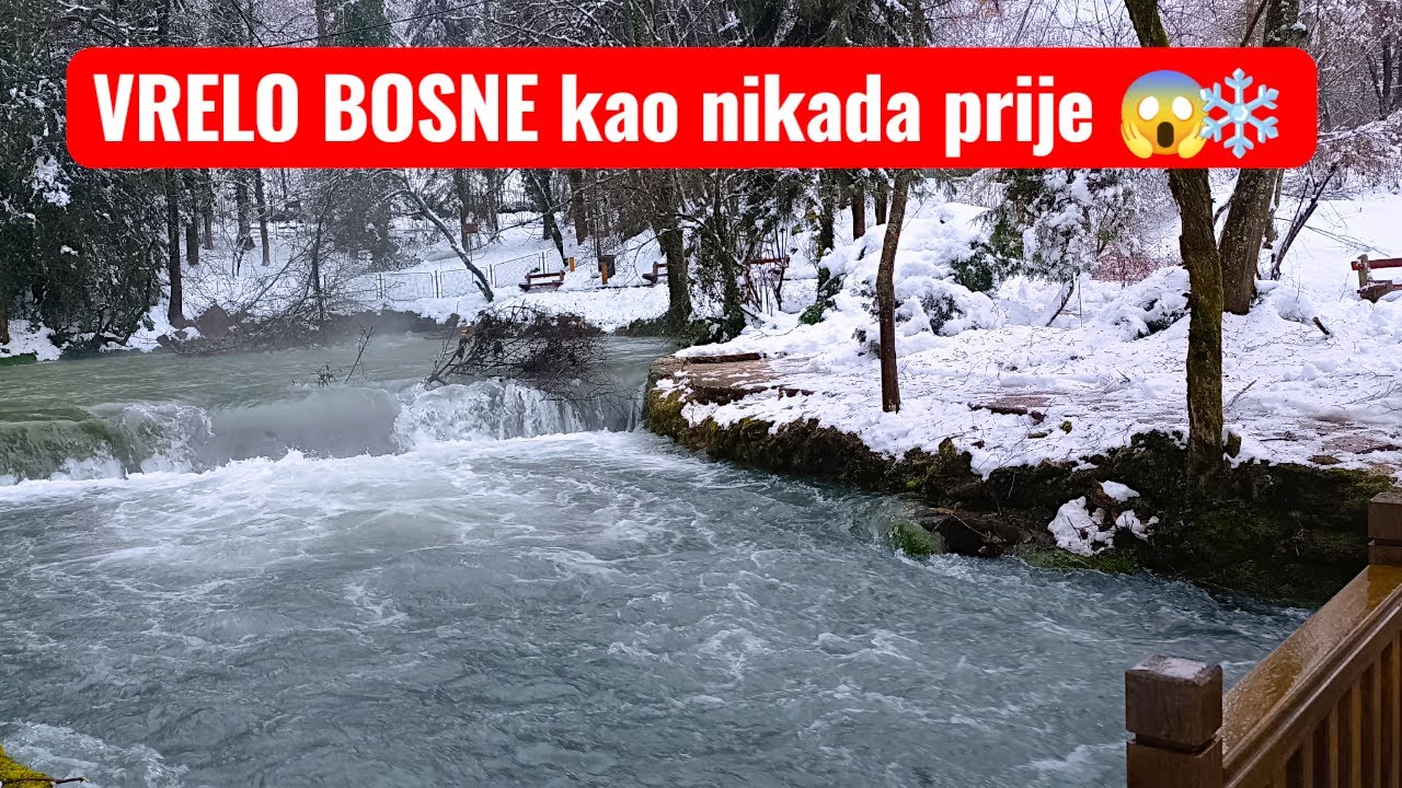 Ovo morate vidjeti 😮 Nestvarna ljepota Vrela Bosne u zimskom ruhu❄️❤️