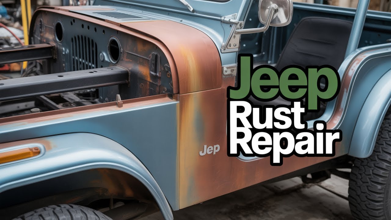 Cutting out the Rust out of the old Jeep CJ5