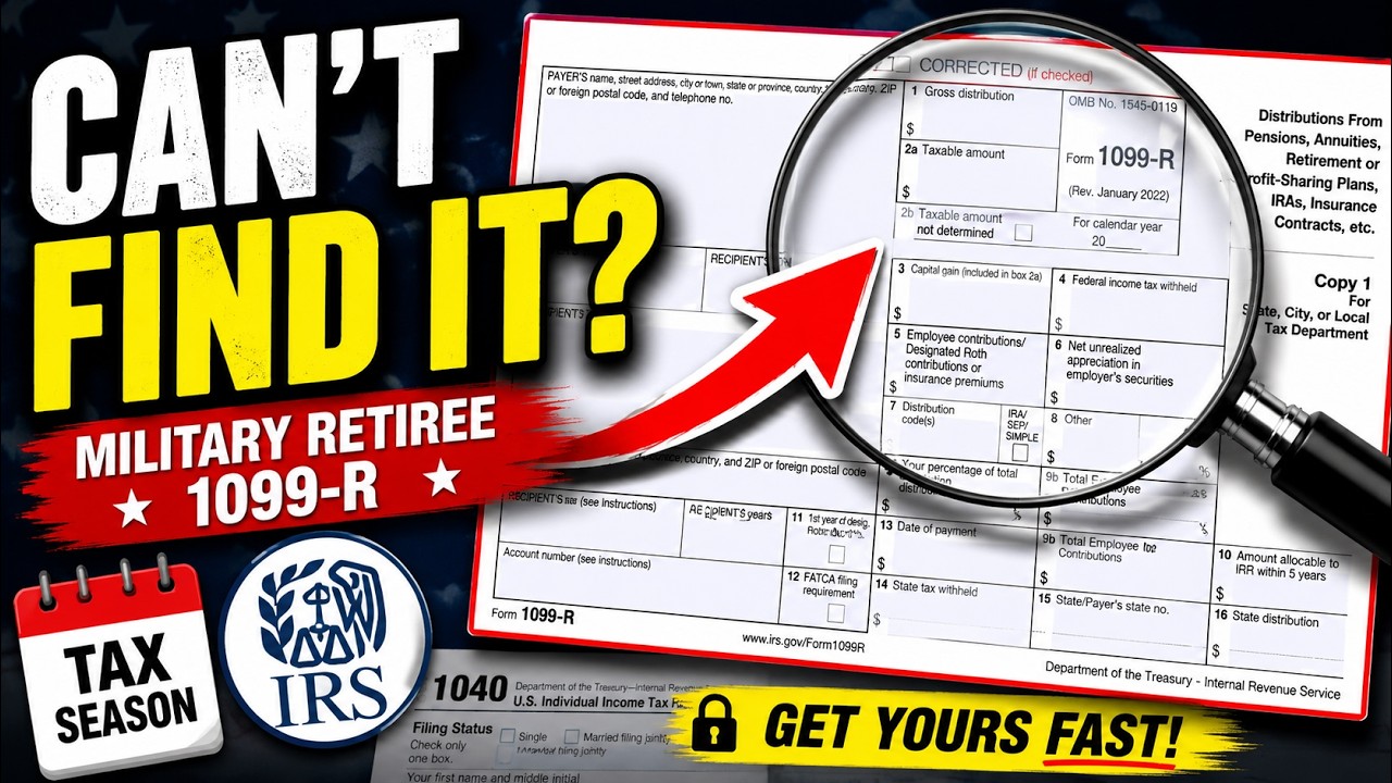 How Military Retirees Can Find Their 1099-R Fast