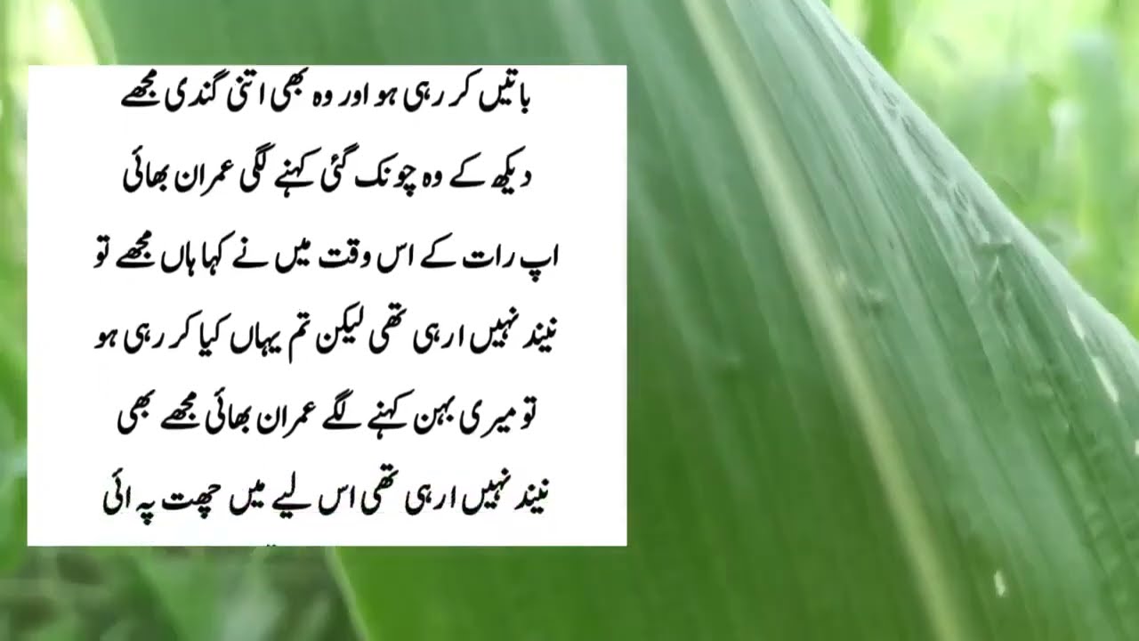 Urdu Emotional Story Moral Motivation Story 