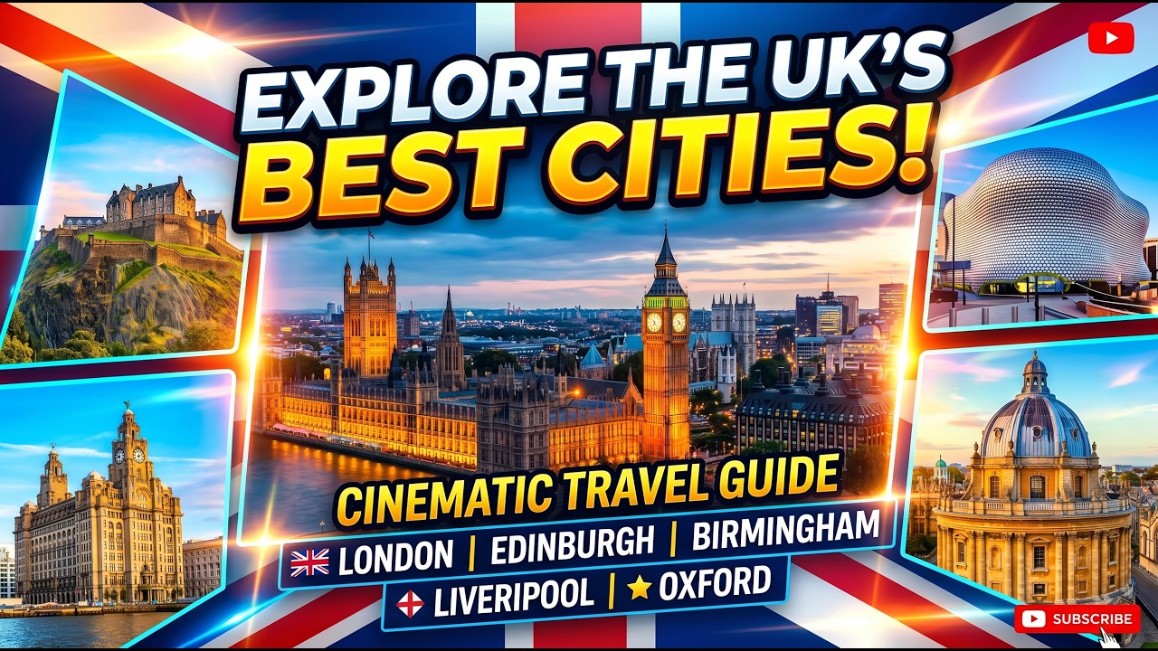Most Beautiful Cities in the UK 🇬🇧 | Cinematic Travel Video 4K