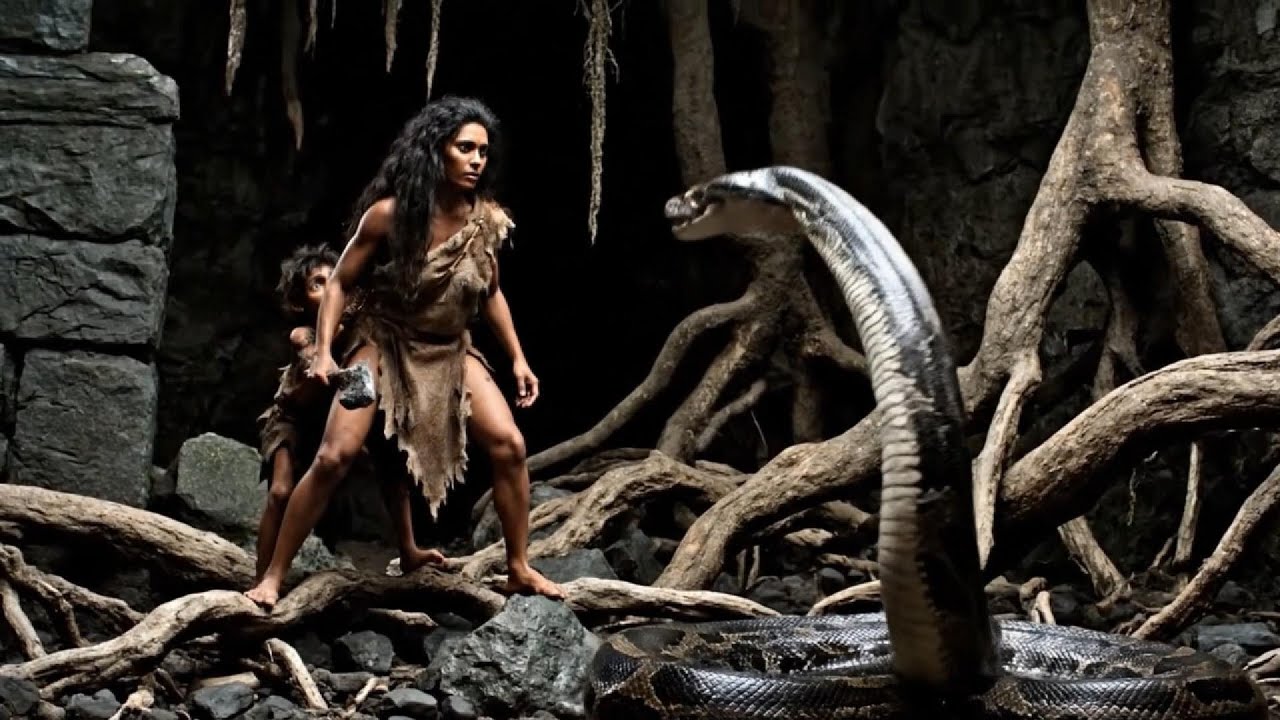 Narrow Escape from a Giant Python | Prehistoric Survival Documentary (Cinematic Film)
