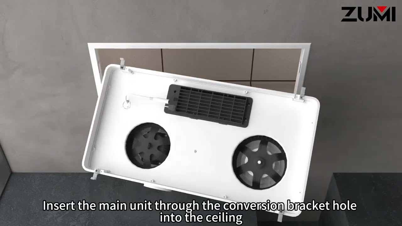 Zumi Remo Bathroom  4 in 1 ceiling fan and heater installation Guide