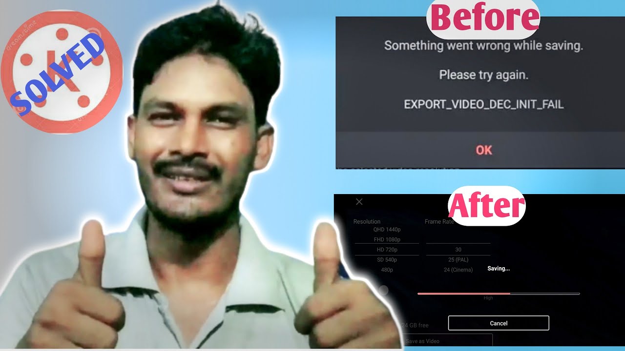 KineMaster Export Problem Something went wrong 😢 | KineMaster Video Export Problem 2022 | KineMaster