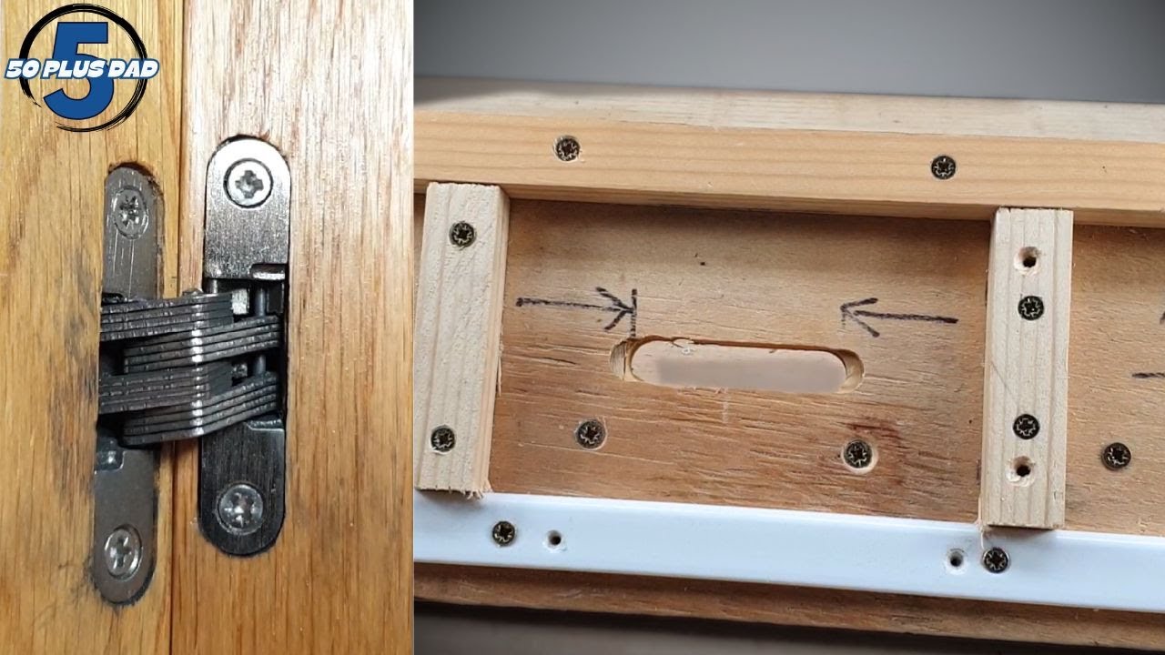 How To Install Invisible Hinges DIY Jig!
