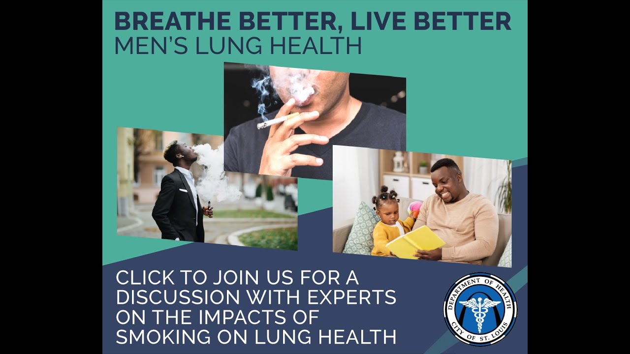 Department of Health's Men's Health: Lung Awareness - Breathe Better, Live Better